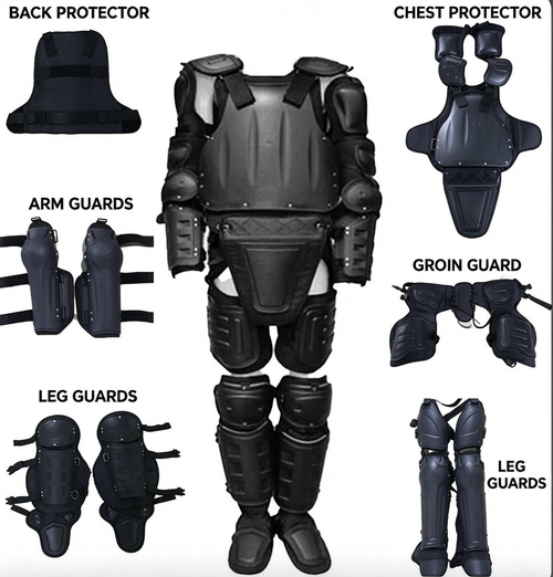 Anti-riot suit set (anti-riot suit + anti-riot helmet)