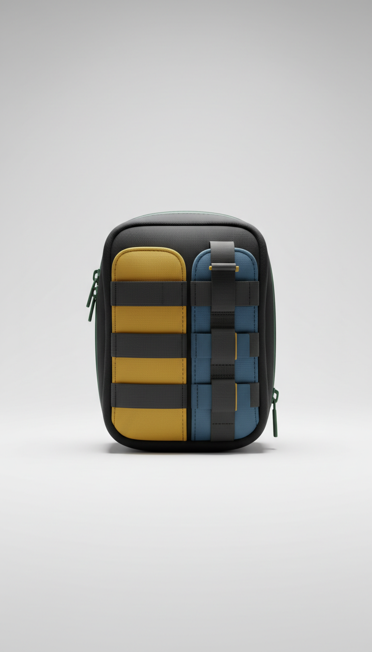 Compact Tech Pouch with RFID Shield
